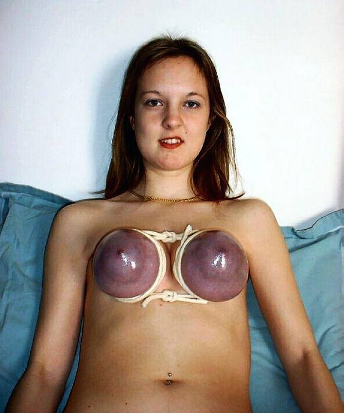 bondage breast Extreme tit