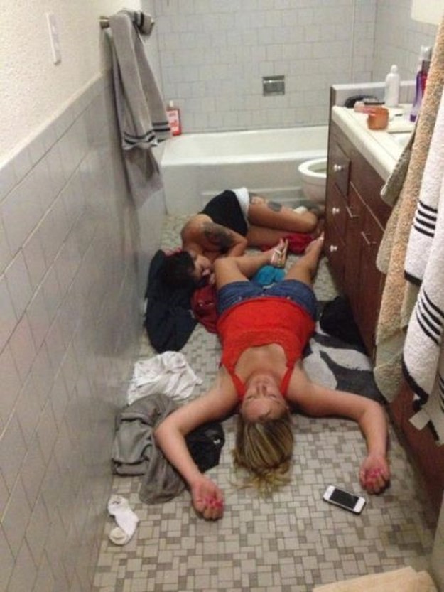 puking Drunk girls