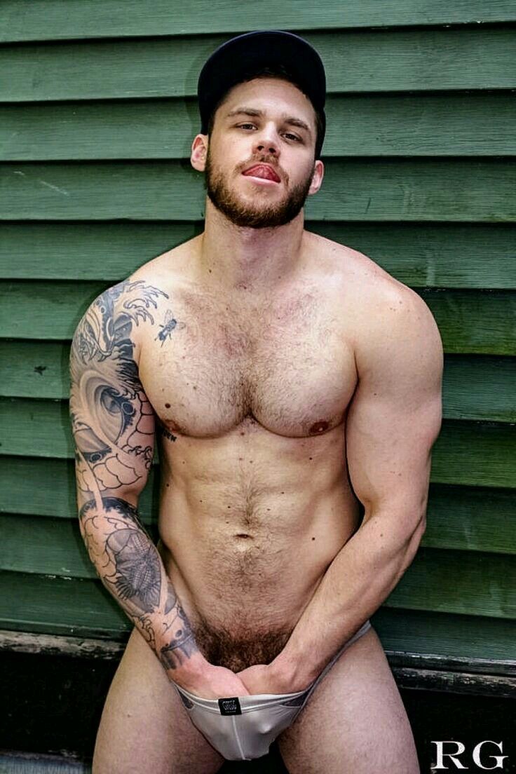 Hot sexy naked gay man