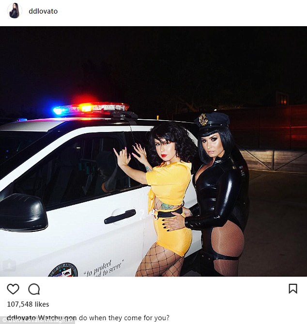 Busty cops protect and serve