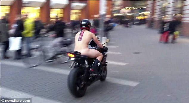 Naked girls riding motorcycles