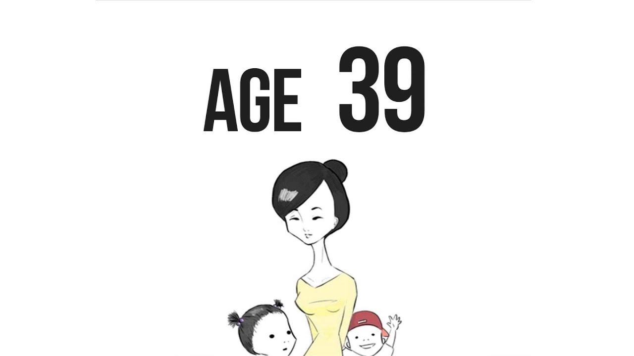 Asian women aging comic
