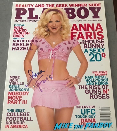 Sex with anna faris playboy