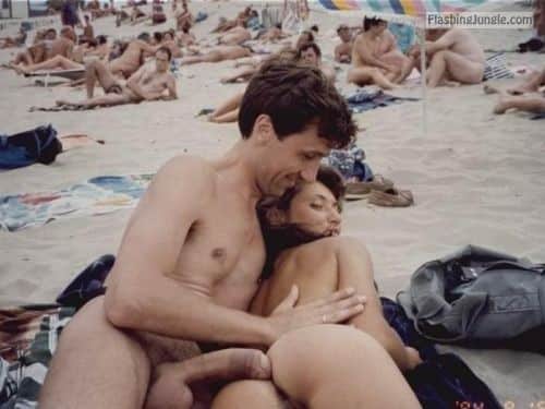 Mature nude beach sex public