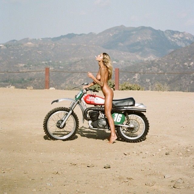 riding dirt bikes Naked girls