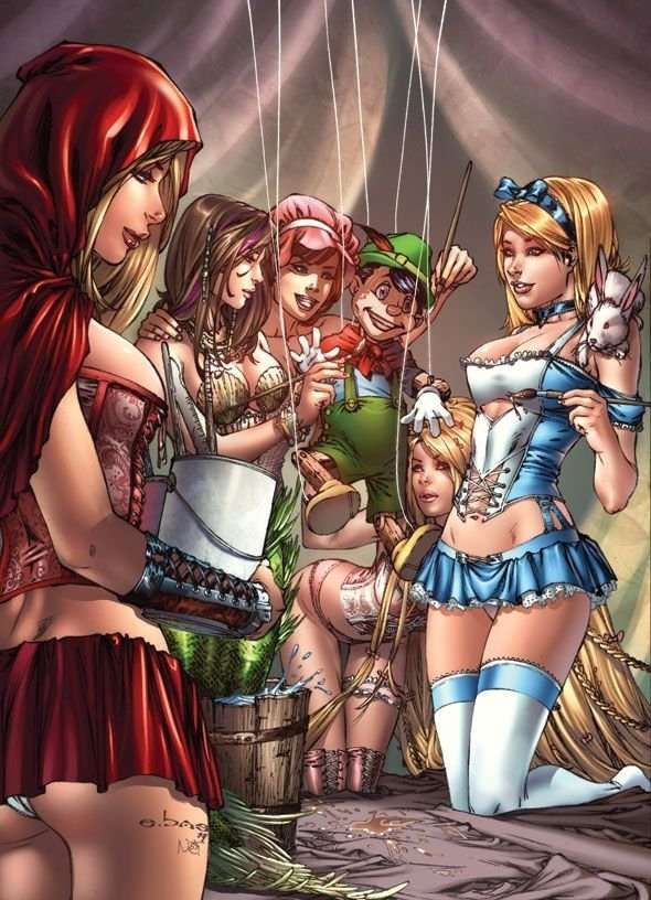 Comic book female characters porn