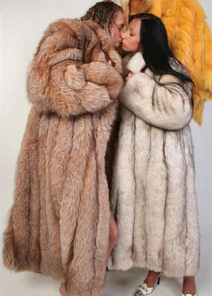 Lesbian fur coat