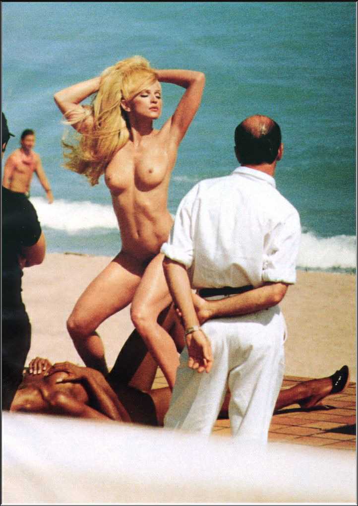 Madonna nude on beach