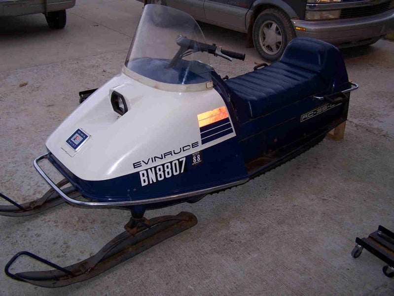 Vintage evinrude snowmobiles for sale