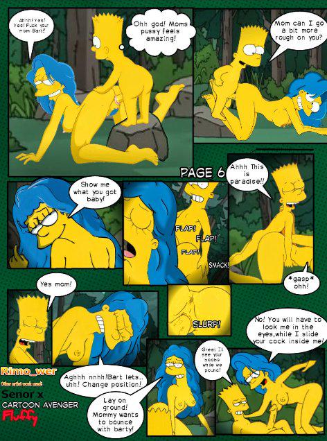 Marge simpson and bart having sex