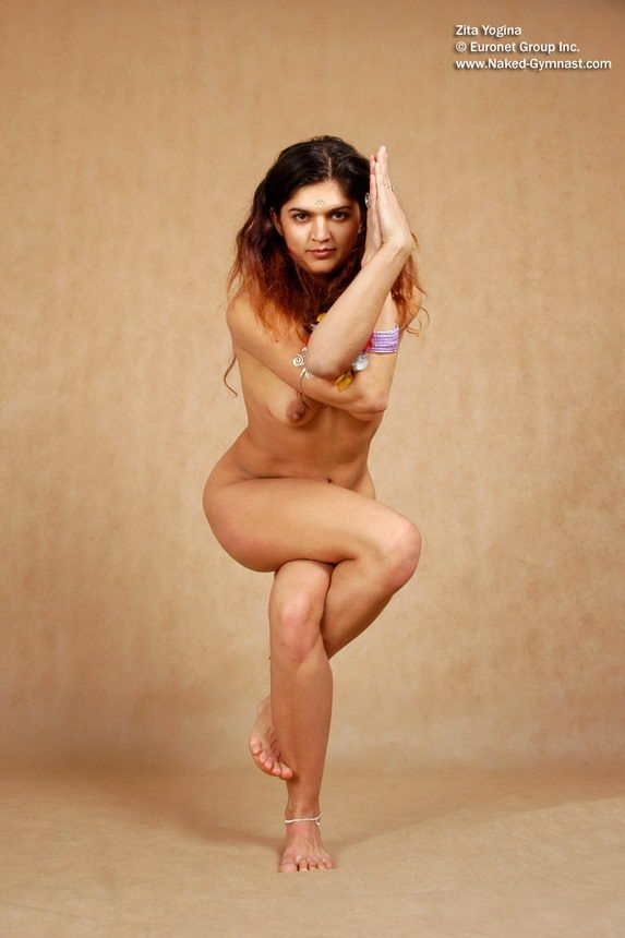 Indian girl nude yoga