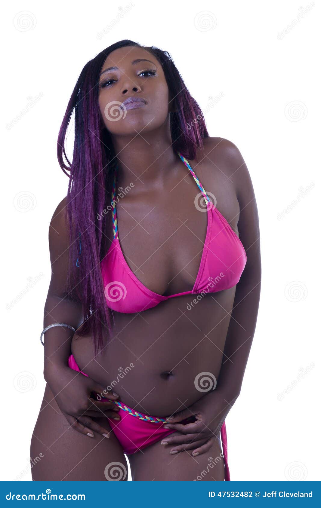 Black girl bikini women