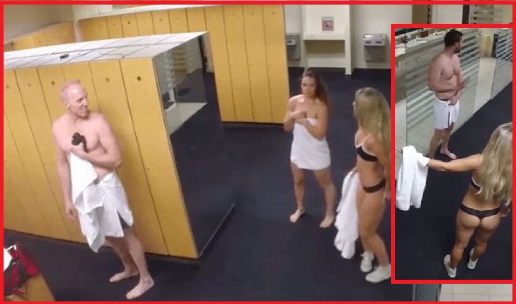 Group nude girls locker room