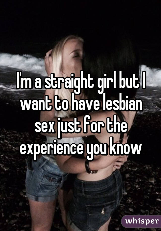 Straight girl lesbian