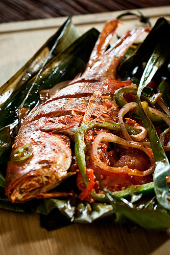 Grilled whole red snapper recipe