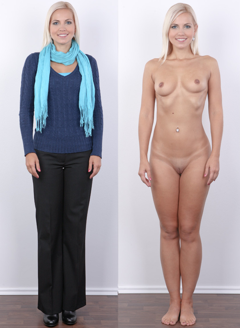 Nude with and without clothes