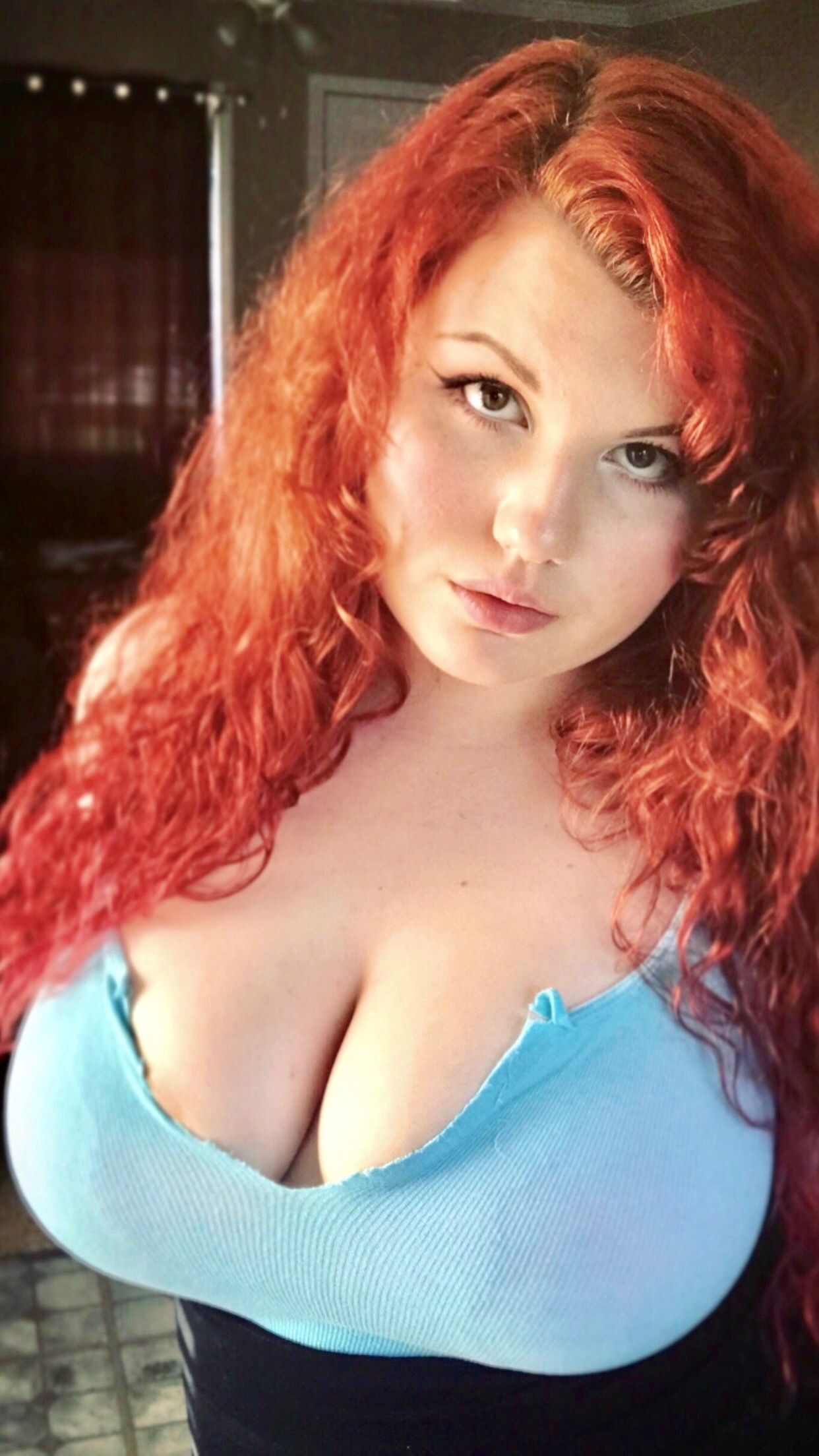 Very young redhead girls boobs