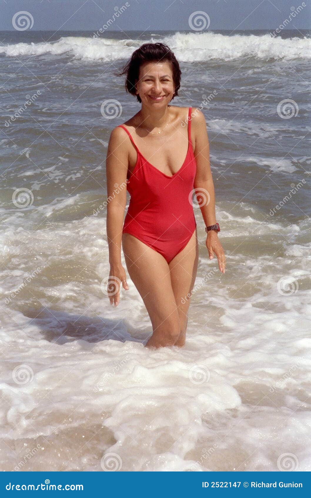 Mature women bikini beach