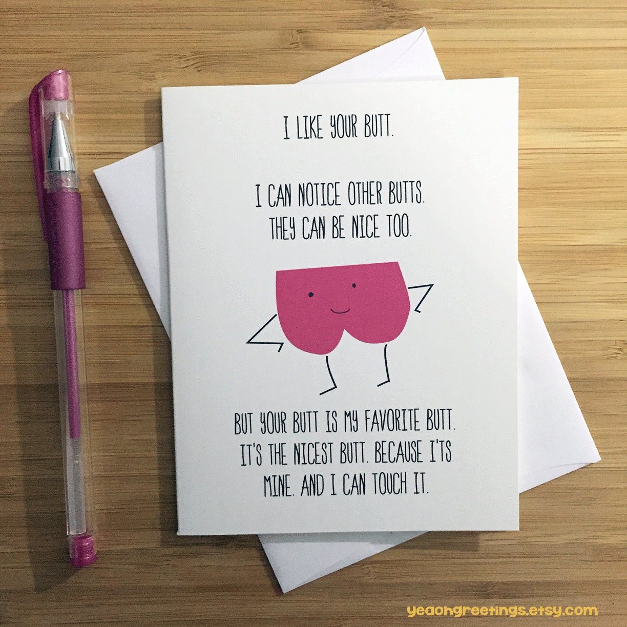 Sexy birthday greeting card for him