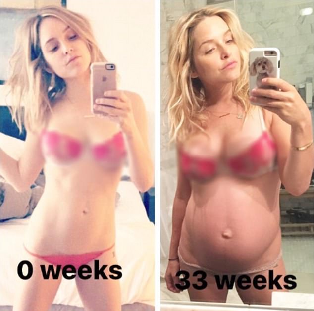 Big tits blonde pregnant girls