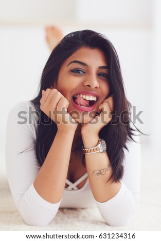 Indian girl facial
