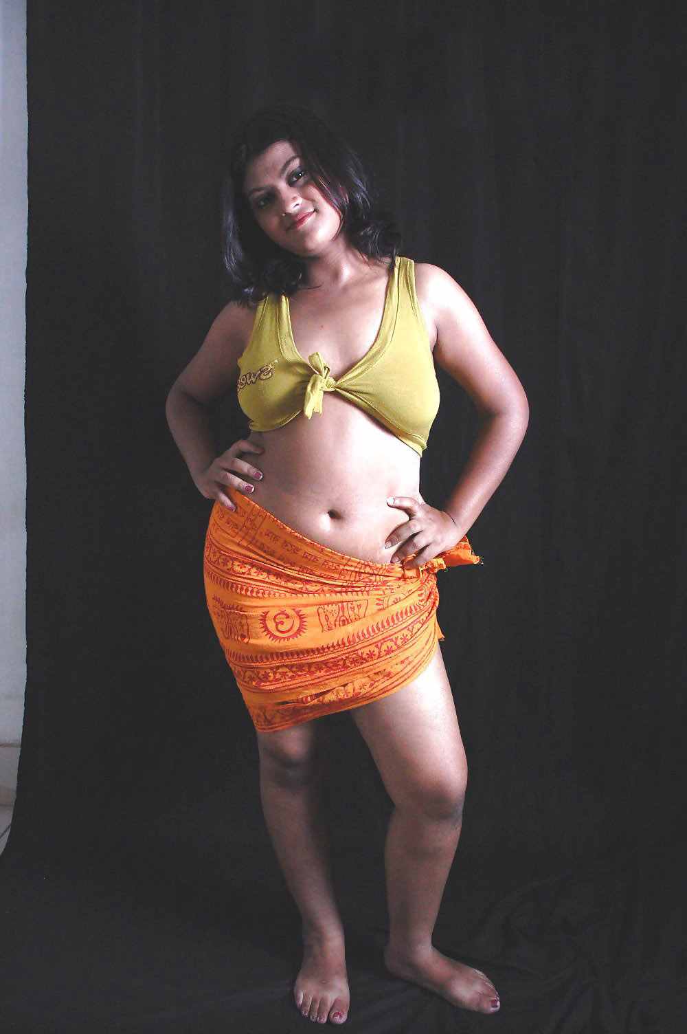 Indian nude art model