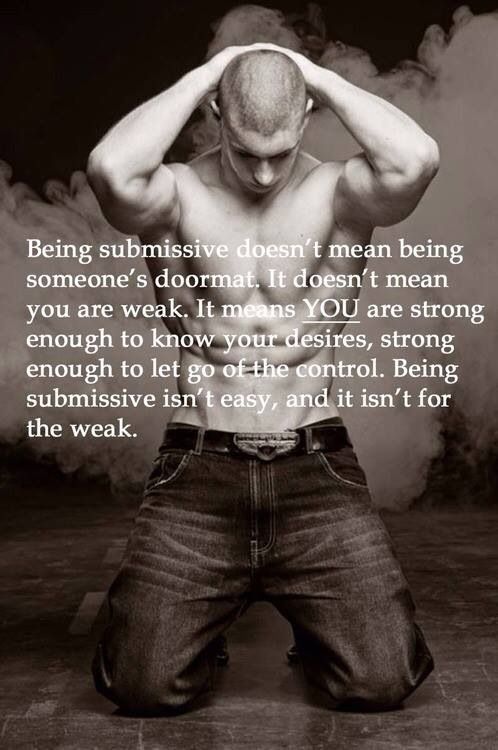 Gay male submissive