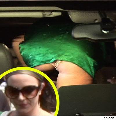 Britney spears getting out car no panties