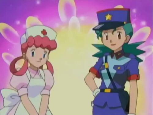 Pokemon nurse joy and officer jenny