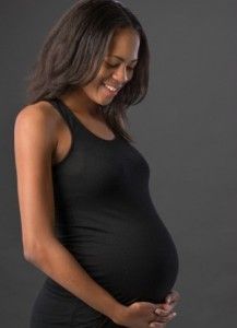 Sexy pregnant black women