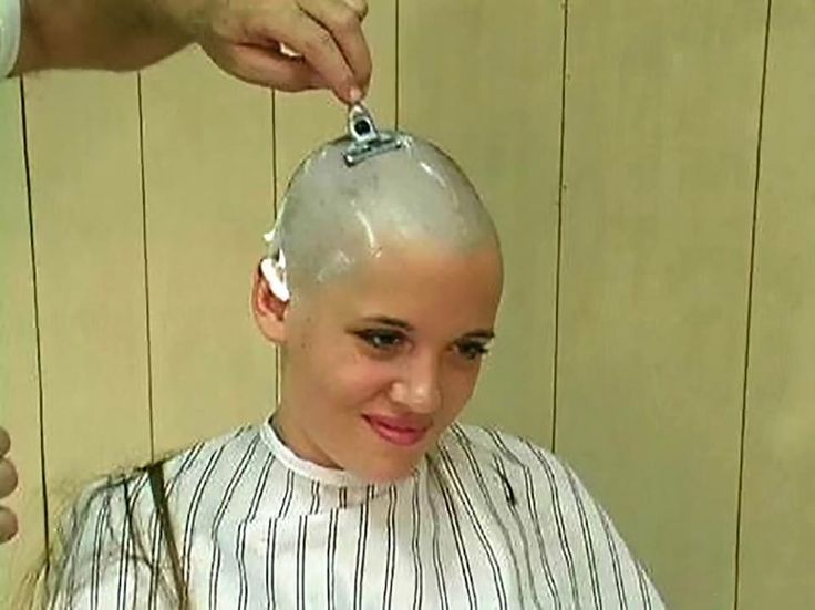 bald women smooth Shaved