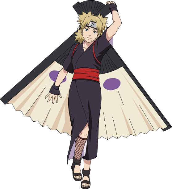 Naruto shippuden temari character