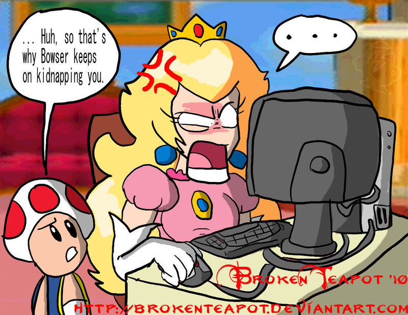 Mario princess peach and bowser porn