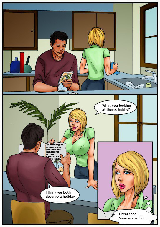 porn cartoon Slut interracial comics wife
