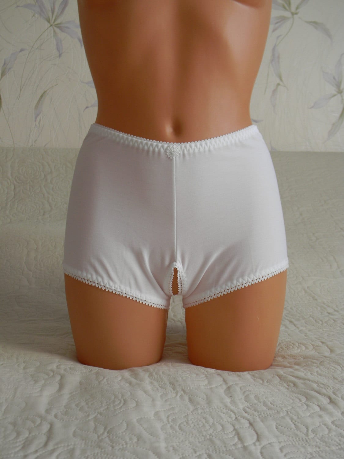 panties White crotchless