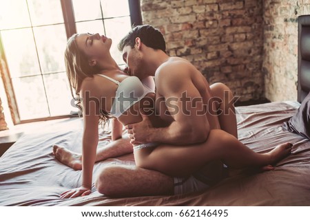 Beautiful couple having sex