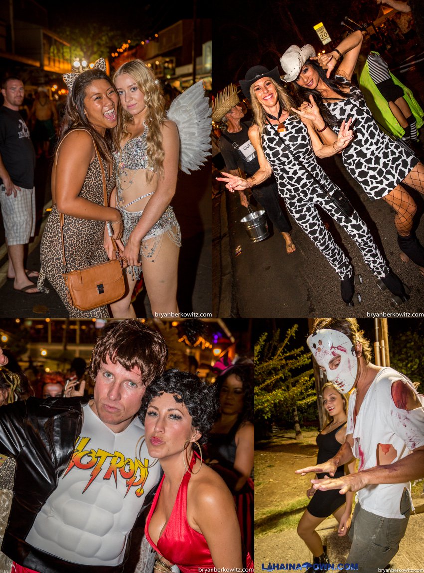 Crazy halloween street party