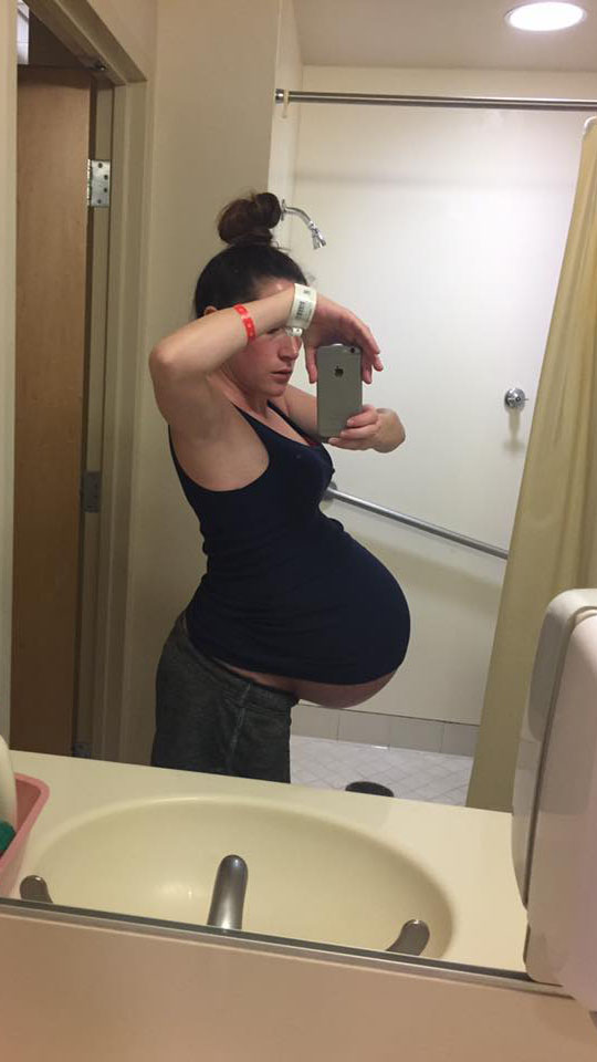 Biggest pregnant belly