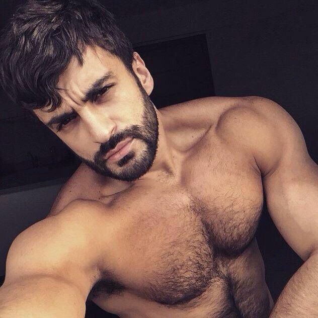 Hairy men with thick pubes