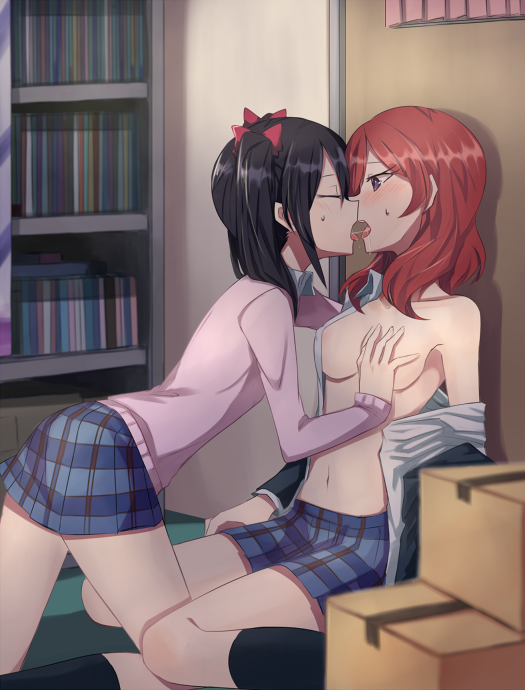 Anime girl lesbian sex