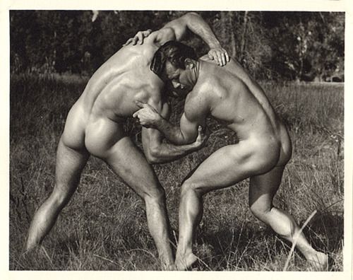 Nude greek male wrestling naked