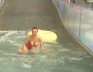 Girls water parks oops pussy slip