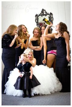 Naughty brides and bridesmaids