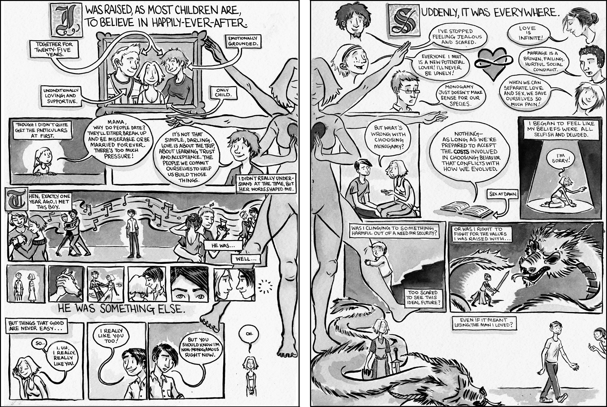 Lesbian nude cartoon comic strips